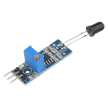 Kızılötesi Alev Algılama Sensörü Modülü 3 Pin IR Alev Sensörü Modülü Yangın Dedektörü Kızılötesi Alıcı Modülü Arduino DİY Kiti için