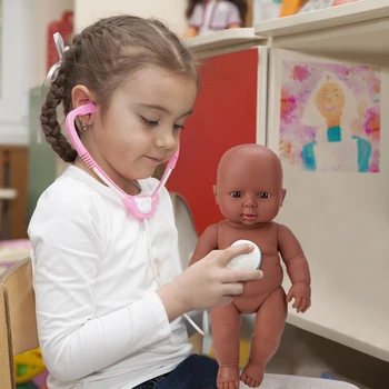 Gerçekçi Simülasyon Bebek Yenidoğan Bebek Sevimli Oyun Evi Bebekler çocuk oyuncakları Yumuşak Dayanıklı Bebek Bebek Çocuk Noel doğum günü hediyesi