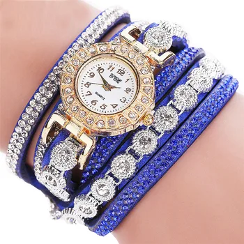 Women Fashion Casual Analog Quartz Women Rhinestone Watch Bracelet Watch часы женские наручные montre femme relogio 2023 New