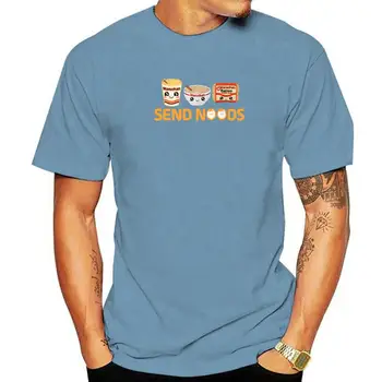 Noods göndermek Grafik Yaz T Shirt Erkek Kadın Kısa Kollu Komik Gıda Ramen Şehriye T Shirt Erkek Sokak Moda Casual Tops