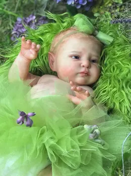 NPK 20 inç Tatlı Bebek Yeniden Doğmuş Bebek Kiti Elfling Kader Peri Bitmemiş Bebek Parçaları