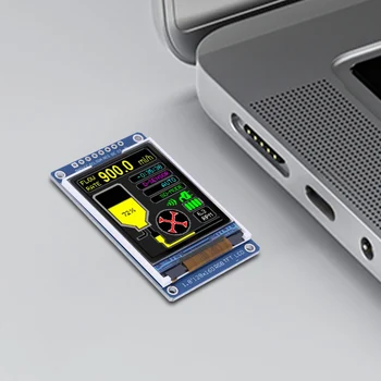 1.8 inç LCD Ekran RGB TFT ST7735S Sürücü IC Renkli Ekran Modülü SPI Arayüzü Seri Port Arduino için SMT32 DIY Kiti