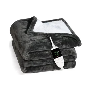 Elektrikli battaniye yumuşak kalın ısıtıcı yatak ısıtıcı termostat elektrikli ısıtma Mat ev ofis için 130*150 150*180