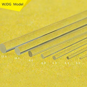 çapı 2-6mm length10 cm DIY zanaat mimari model malzeme mimari akrilik yüksek şeffaf organik cam çubuk