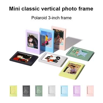 Yeni 7 Renkler 3 İnç Mini Film Fotoğraf Çerçevesi Renkli Fotoğraf Sanat Fotoğraf Fujifilm Instax Mini 11 9 8 7s 25 50s Mini Film Fotoğraf Kağıdı