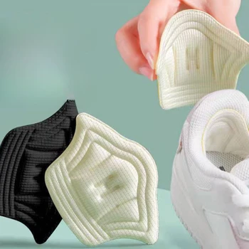2 adet/takım ayakkabı tabanlığı Yama Topuk Pedleri spor ayakkabılar Ayarlanabilir Boyutu Aşınma Önleyici Ayak Pedi Astarı Topuk Koruyucu Arka Etiket