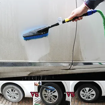 Temizleme Aracı Adaptörü Fırça Yıkama Sprey Araba Su Hortumu Araba Memesi Araç Bakım Temizlik Malzemeleri Metal Cilası