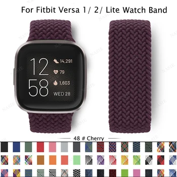 Klasik Örgülü Renkli Yedek Kayış Fitbit Versa İçin 2 saat kayışı Fitbit Versa İçin 2 1 Lite Aksesuarları