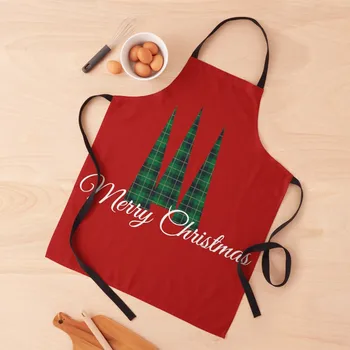 Klasik Merry Christmas ağaçları Önlük Kadın Mutfak Kız mutfak ceket kadın Önlük