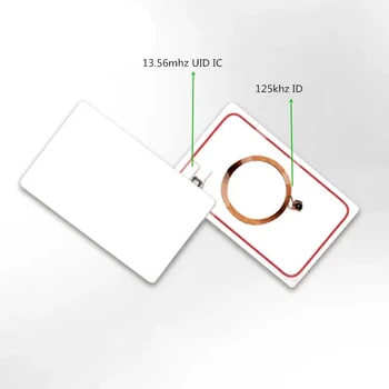 5 Adet UID T5577 Çift Çip Akıllı Kart IC KİMLİK Yeniden Yazılabilir Klon Anahtar 125khz Fotokopi Kopya Rozeti 13.56 mhz Teksir Değiştirilebilir NFC Jetonu