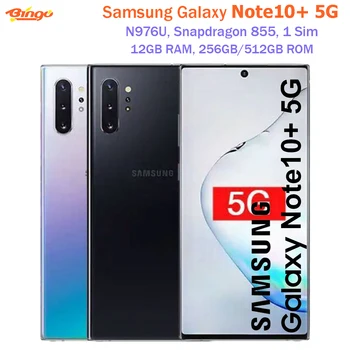 Samsung Galaxy Note10 + 5G N976U 256GB Cep Telefonu Note10 Artı Octa Çekirdek 6.8 