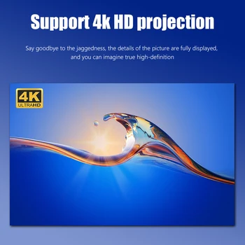 KTV Ofisi için Taşınabilir 16:9 Metal Projektör Ekranı 4K HD Anti ışık perdesi