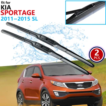 Araba sileceği Kia Sportage 2011 için 2012 2013 2014 2015 SL Ön Cam cam silecekleri Bıçak Araba Aksesuarları Ürünleri