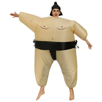 Yetişkin şişme sumo kostümleri takım elbise karnaval sumo cosplay kostüm cadılar bayramı kostüm kadın erkek noel partisi cosplay