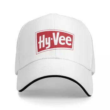 Hy-Vee Retro 1963 logo beyzbol şapkası Erkek Noel Şapka Şapka Plaj Vahşi top şapka Şapka Erkek Kadın