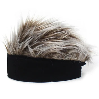 Yeni Brimless Peruk Bere Kapaklar Kadın Erkek Kış Açık Sıcak Şapka Kısa Saç Docker Kapaklar