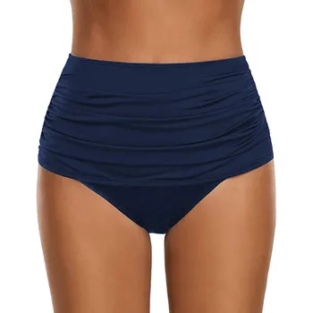 Yüksek Belli Mayo Dantelli Yüzmek Külot Alt Bikini kadın Mayosu Tankinis Seti