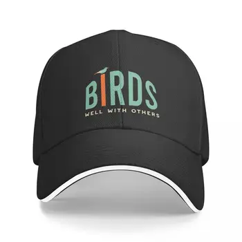 Komik Kuş Gözlemciliği Tasarım, Kuş Gözlemcisi Hediye Kuş Gözlemcisi - Kuşlar İle İyi Diğerleri Kap beyzbol şapkası snapback kap şapka erkekler Kadınlar için