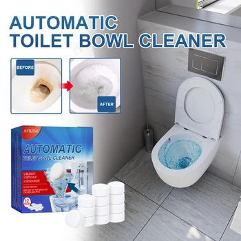 Tuvalet Temizleyici Tabletler Otomatik Klozet Temizleyici Tuvalet Tankları Temizleme Kompakt Hapları Nazik Formülü Tuvalet Temizleme 87HA