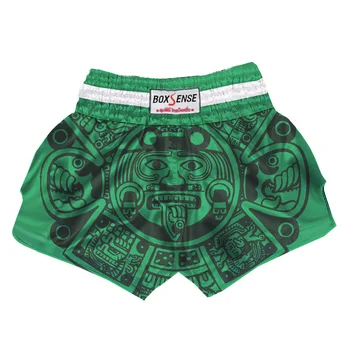Aztek Meksika baksır şort Spor Nefes Boks Şort Muaythai Boks Mma Şort Kickboks Mma Şort Boks Mücadele Pantolon