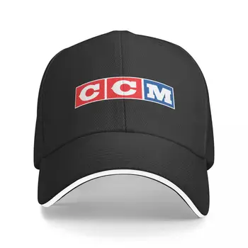 CCM Retro Buz Hokeyi Logo 2 beyzbol şapkası Beyefendi Şapka Kabarık Şapka kadın 2024 erkek