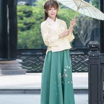 2020 Çin Geleneksel Giysiler Kadınlar İçin Nakış Tang Kostüm Bluz Ve Üst Kadınlar Casual Hanfu Cheongsam Üstleri 11275
