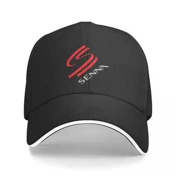 Ayrton Senna Logo beyzbol şapkası Hip Hop Motocross Sandviç Kapaklar Unisex Nefes Baba Şapka Açık