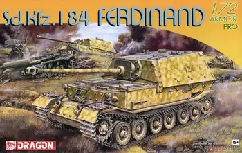 Ejderha 7344 1/72 Ölçekli İKİNCİ dünya savaşı Alman Sd.Kfz.184 Ferdinand kiti