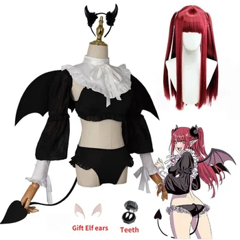 Anime Benim Elbise Sevgilim Cosplay Marin Kitagawa Küçük Şeytan Sevimli Seksi Cadılar Bayramı Kostümleri Kadınlar İçin Üniforma Anime Elbise