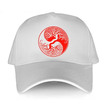 Marka Rahat beyzbol şapkası siyah lüks şapka Erkekler için Hayat Ağacı Yin Yang Eko Pamuk Harika Bitki unisex pamuk moda kapaklar