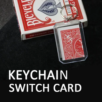 Anahtarlık Anahtarı Kart Sihirli Hileler Hile İmzalı Kart Katlanmış Anahtarlık oyun kartı Tahmini Yakın Sokak Yanılsamalar