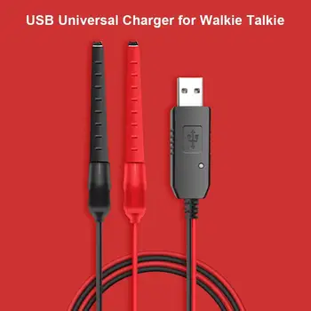 5V 2A 500mA Walkie Talkie Güç Kaynağı Şarj Cihazı USB Şarj Konektörü Aksesuarı Evrensel USB Şarj Konektörü Klip