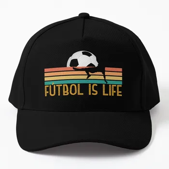 Futbol hayattır, Vintage hediyeler futbolcular severler ve hayranları beyzbol şapkası Plaj Çantası Hood Yeni Şapka plaj şapkası Şapka Bayanlar erkek