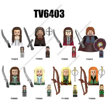 Tek Ortaçağ Film Şövalyeleri Uruk saç RingWraiths Aksiyon Figürleri aksesuarları oyuncak inşaat blokları çocuk TV6403