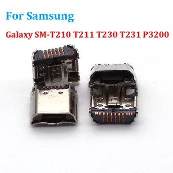 10/20 adet Samsung Galaxy SM-T210 T211 T230 T231 P3200 USB şarj portu Konnektör Fişi jak soketi Dock