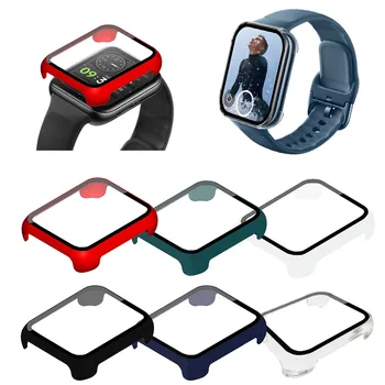 Sıcak Satış Ücretsiz Kargo Öğeleri Smartwatch Durumda OPPO İzle 2 46mm 9H Temperli Film + PC Koruyucu Kılıf Kapak Akıllı Aksesuarlar