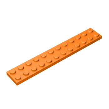 Yapı Taşları LEGO ile Uyumlu 2445 Plaka 2x12 Teknik MOC Aksesuarları parça düzeneği Seti Tuğla DIY