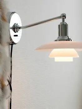Iskandinav led aplike duvar aynası yatak odası için penteadeira camarim yemek odası setleri kablosuz duvar lambası banyo ışık retro