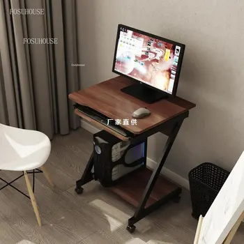 Mini Masaüstü Bilgisayar Masaları Ofis Mobilyaları Yatak Odası Çıkarılabilir 60 cm Bilgisayar Masası Daire Başucu Masa Ev Ofis Masası U
