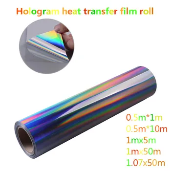 Eko solvent yazıcı için yazdırılabilir hologram renkli film rulosu en iyi dekorasyon filmi rulosu