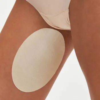 2 adet Unisex Tek Kullanımlık Görünmez Uyluk aşınma Önleyici Macun Açık Spor Anti Sürtünme Yama Vücut Bakımı Anti-Reşo Etiket