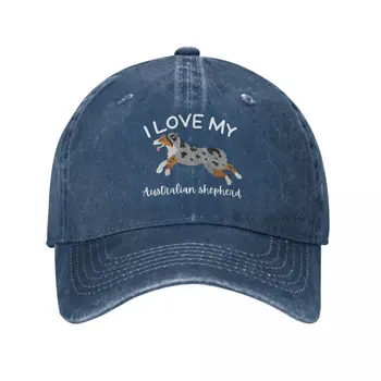 Seviyorum Avustralya çoban Kap kovboy şapkası kamyon şoförü şapkası hip hop golf şapka rave kadın şapkaları 2023 erkek
