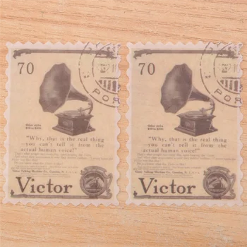 480 Adet Vintage Posta Pulu Çıkartmalar, Estetik Botanik Deco Kağıt Etiket Scrapbooking, Günlük, Planlamacıları