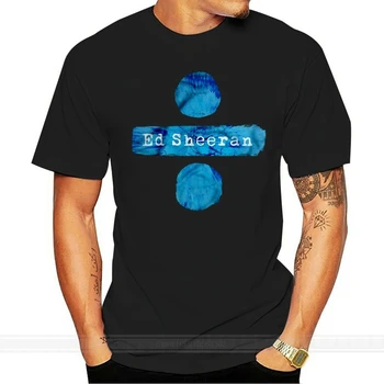 Ed Streetwear Harajuku %100 % Pamuklu erkek Tişört Sheeran Bölme Tişörtleri pamuklu tişört erkekler yaz moda tişört euro boyutu