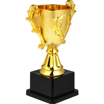 Mini Altın Ödül Kupa Plastik Ödül Ödülleri Oyuncaklar Tabanı İle Anaokulu Okul İçin Spor Çalışma Yarışmalar Kazanan