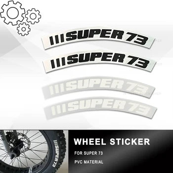 Lastik Etiket Super73 Süper 73 S1 S2 RX Elektrikli Motosiklet Sticker Aksesuar Modifikasyonu Yükseltme Tekerlek Çıkartmaları