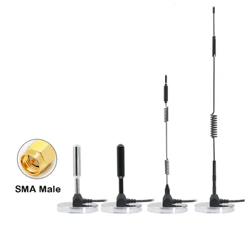 5G Tam Bant Güçlü Manyetik Vantuz Anten Sinyal Güçlendirici Yüksek Kazanç 30dbi GSM GPRS 3G 4G LTE SMA Erkek RG58 3m Kablo