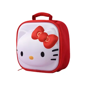 Sanrıos Hello kitty Kozmetik Çantası Kadınlar İçin El Bagaj Bavul Taşınabilir Moda Seyahat Makyaj saklama Kutusu Kız Hediye