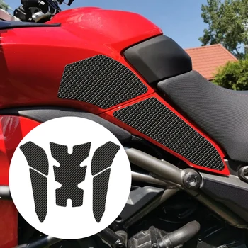 Ducati Multistrada 950 için 950S 2019-2021 Motosiklet Yakıt Tankı Pad Diz Anti Kayma Çıkartmalar Yakıt Deposu Yan Ped Su Geçirmez Ped
