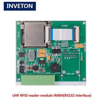 TCP / IP Arayüzü ile PR9200 Çip 2m Uzun Menzilli Modülü Gömülü Sistem ücretsiz SDK ile test etiketi Masaüstü RFID UHF Okuyucu Modülü